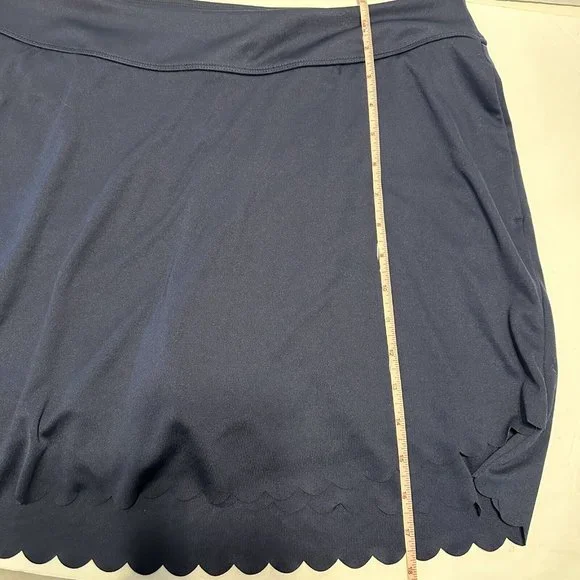 Greg Norman Ladies Sz Large Tennis Golf Pickleball skort Stretch Pull On Blue - Picture 5 of 7